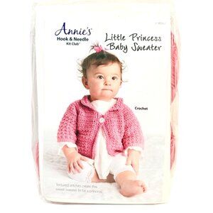 Annie's Club Kit "Little Princess Baby Sweater" - New in Package